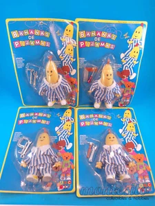 VINTAGE BANANEN IM PYJAMA KOMPLETTSATZ 4 (VIER) FIGUREN * KARTONIERT MADE IN BRAZIL - Bild 1 von 17