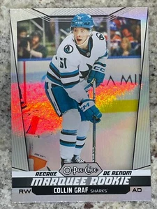 2024-25 O-Pee-Chee Colin Graf Marquee Rookie Rainbow 283/350 Sharks - Bild 1 von 3