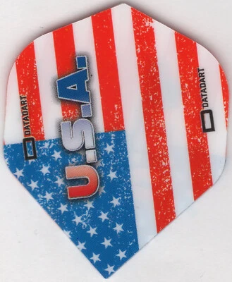 DATADART USA FLAG Dart Flights: 3 per set