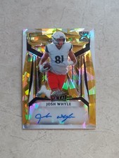 2023 Leaf Metal Gold Cracked Ice Josh Whyle Auto 1/1