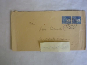 SBZ Nr.216 MeF Landpoststempel Vahldorf über Haldensleben nach Neustadt/Sachsen - Bild 1 von 2