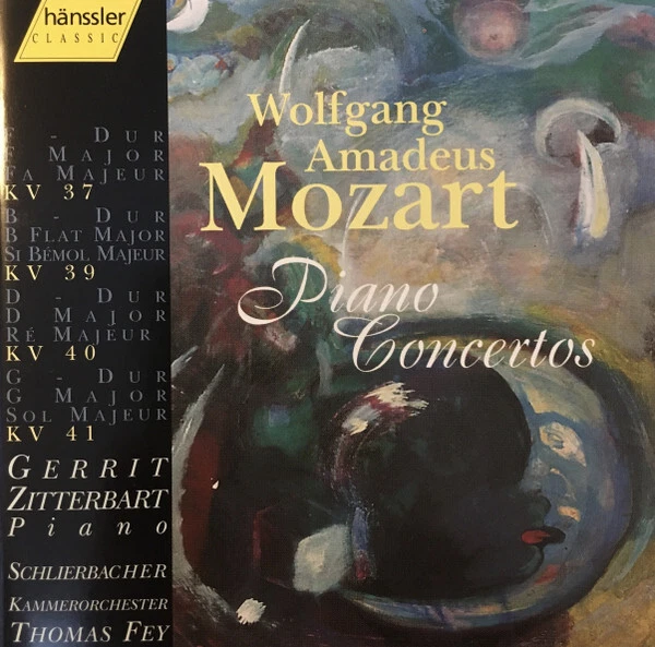 Wolfgang Amadeus Mozart - Piano Concertos KV 37/39/40/41 CD #G2038231 - Image 1 of 1