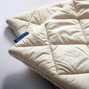 Woolroom Pillow Protector Organic Washable Wool Pillow Cover Standard - Zipped - Picture 1 of 5
