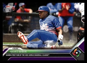 2023 Topps Now World Baseball Classic Purple Parallel /25 #WBC-1 Yoelkis Guibert - Picture 1 of 2