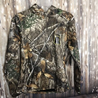 NWT Women's Realtree Camo Tech Hoodie with Face Gaiter Scent Control Size Small - Image 1 of 4