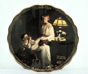 Piatto da collezione Mother's Love di Norman Rockwell edizione speciale - Foto 1 di 5