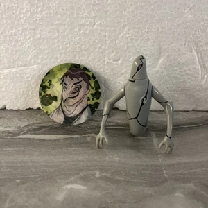 Ben 10 Ghostfreak Pelledoca Action Figure Bandai 2006 Rara Con Card Rotonda - Foto 1 di 2