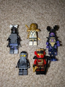 LEGO Minifigures Lot Ninjago GOLDEN LLOYD SAMURAI NYA OVERLORD - Picture 1 of 3