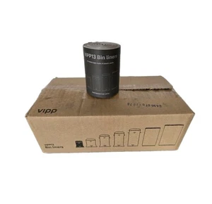 Vipp 13 Caja de 6 Rollos/45 Bolsas Cada Cubo Forros Para Cubo Pedal 5L Gris PVP £40 - Imagen 1 de 8
