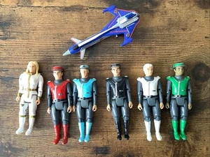 Vivid Captain Scarlet Figures X6 Plus A Jet - Picture 1 of 16