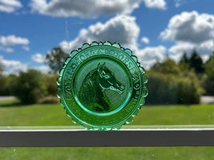 Chesapeake Carousel Horse Art Glass Collectible Pairpoint Crystal Cup Plate - Picture 1 of 6