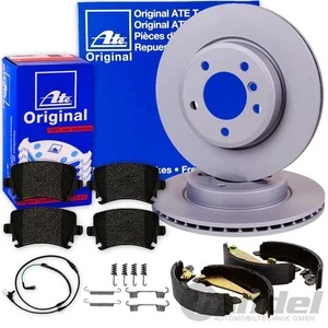 ATE BREMSSCHEIBEN+BELÄGE+HANDBREMSE HINTEN passend für BMW 5er E60 + 6er E63 E64 - Bild 1 von 8