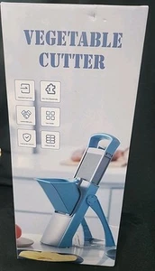 Safe Mandoline Slicer 4 in 1 Vegetable Chopper Food Potato Cutter Adjustable - Picture 1 of 4
