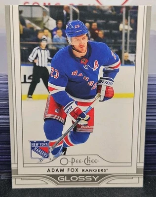 25-26 Upper Deck Adam Fox OPC Glossy 🚨🚨🚨 New York Rangers  - Image 1 of 2