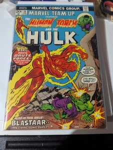 MARVEL TEAM-UP #18 1974 MARVEL COMICS HUMAN TORCH INCREDIBLE HULK - Picture 1 of 5