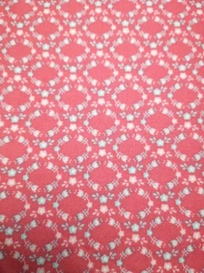 Cosmo Cricket Girl Friday Fabric Red Calico Vine Leaf Cotton Andover Fabrics BTY - Picture 1 of 3