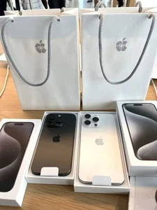 EN CAJA Apple iPhone 15 Pro Max - 256GB/512GB Desbloqueado 5G Todos los Colores con Face ID - Imagen 1 de 12