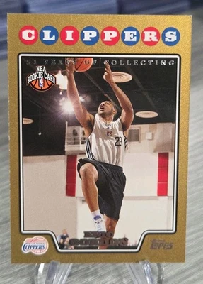 Eric Gordon 2008-09 Topps Gold /2008 Rookie #202 Los Angeles Clippers - Image 1 of 3