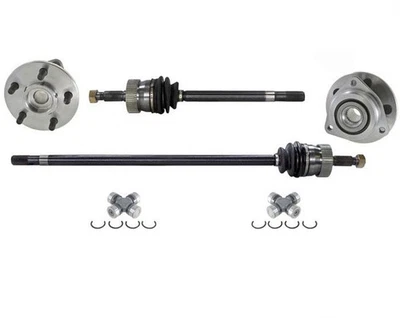 Front Axles Hub Bearings U Joints For Cherokee 90-98 4WD 4x4 6pc Kit - Image 1 of 4