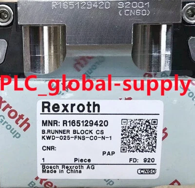 1PCS New REXROTH R165129420 RUNNER BLOCK BALL BEARINGFast  shipment - Image 1 of 4