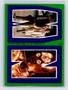 PRINCESS LEIA HAN SOLO 3-3PO 1980 Star Wars ESB Sticker M N #73 C1 - Picture 1 of 2