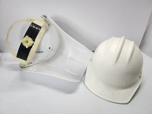 Vtg ED Bullard Hard Boiled Safety Workers White Edison Hat Model 3000, USA - Picture 1 of 12