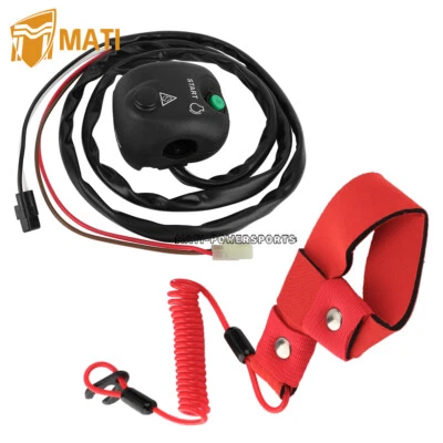 Handlebar Start Stop Kill Switch Box w/Lanyard for Yamaha WaveRunner V1 VX FX140 - Image 1 of 4