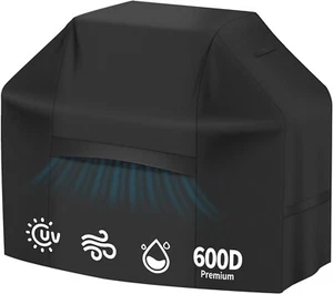 iCOVER 60 pollici/65 pollici/70 pollici/82 pollici copertura griglia barbecue fumatori, tela 600D resistente ai raggi UV - Foto 1 di 10