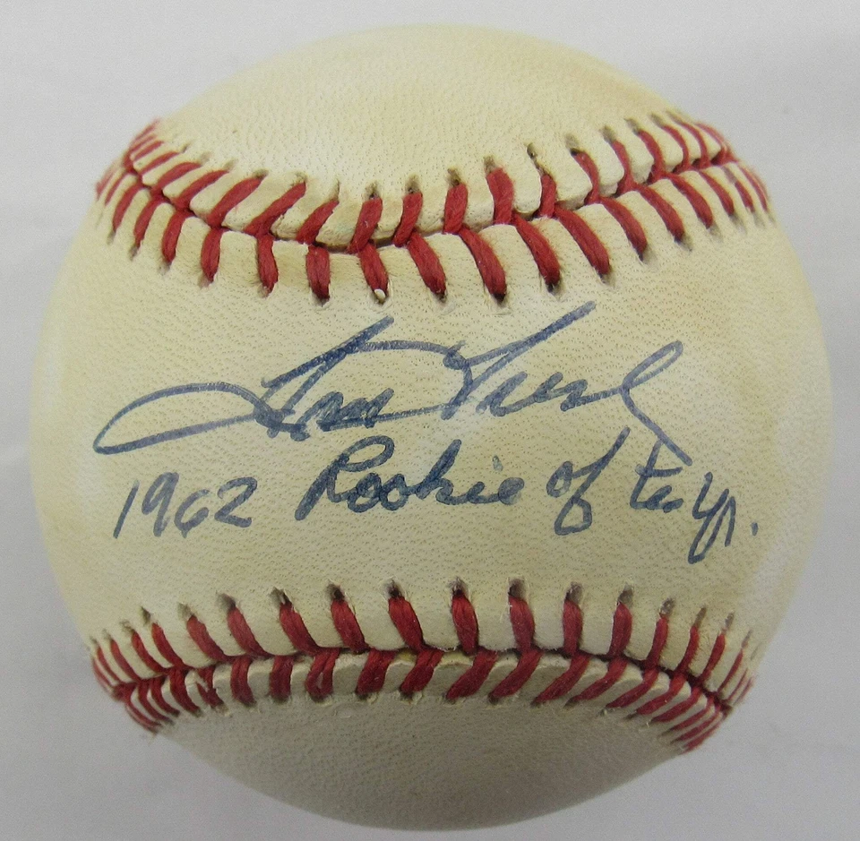 Béisbol firmado por Tom Tresh Auto Rawlings JSA CD18123 Foto 1 de 4