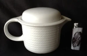 Thomas Corda weiß Sauciere Kanne mit Deckel NEUWARE - Bild 1 von 8