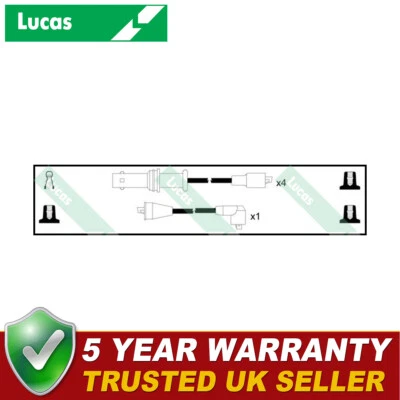 Conductores de encendido Lucas HT se adaptan a Subaru serie L 1984-1990 XT 1984-1990 1,8 Foto 1 de 2