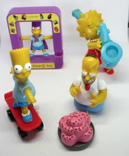 The Simpsons 1997 Subway Action Toys - COMPLETE SET Homer, Lisa Bartman, Bart