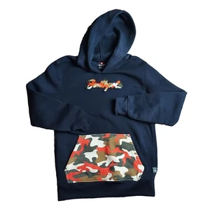 Southpole Hoodie Youth LARGE 14/16 Sweater Fuzzy Embroidered Patch - Picture 1 of 9