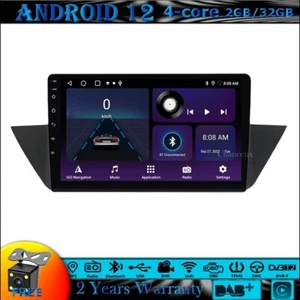 10.1"Android 12 Head Unit Radio DAB GPS SAT Nav Carplay For BMW X1 E84 2009-2012 - Picture 1 of 12