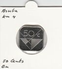 Aruba 50 cents 1987 BU - KM4 (read!!!!)