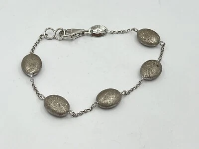 "Brazalete Charles Garnier de plata esterlina constelación estación cuentas 6,75"" 7,8 g" Foto 1 de 4