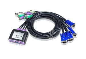 ATEN CS64A Tastatur/Video/Maus (KVM)-Switch Schwarz / PS/2 / VGA - Bild 1 von 1