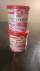 Betty Crocker Cherry Rich & Creamy Frosting 16 oz (Pack of 2). - Picture 1 of 3
