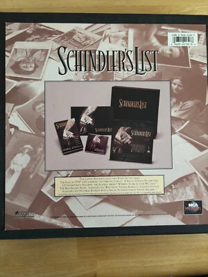 Scchindler's List (1993) - laser disc box w/ novel, CD soundtrack, special book - Image 1 of 4
