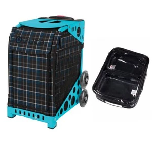 Zuca Sport Bag - Imperial Plaid with One Large and Two Mini Utility Pouches (Tur - Picture 1 of 1