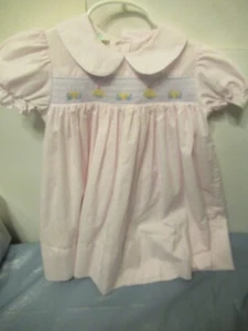 P31 Bailies Babies Hand Smocked 2 t White Dress - Picture 1 of 6