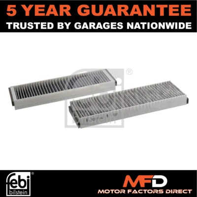 Fits Audi A6 2004-2011 Febi Cabin Filter Set 4F0898438C - Image 1 of 2