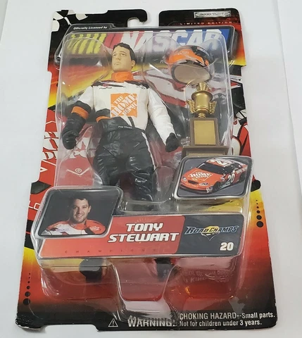 Tony Stewart Nascar Action Figure Home Depot Ages 3+Jakks Pacific Cover