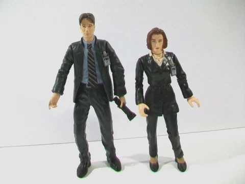 1998 The X-Files Action Figure Lot FBI Dana Scully Agent Fox Mulder Cover