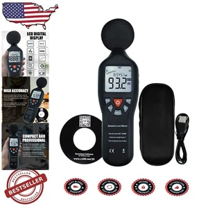 Professional Sound Level Meter 30-130dB with Calibration, AC/DC Flexibility - Picture 1 of 11
