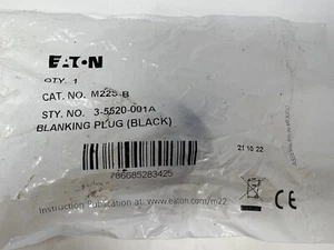 TAPÓN DE VACIADO EATON M22S-B 22MM NUEVO EN BOLSA SELLADA - Imagen 1 de 4