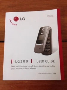 Téléphone portable LG300 à clapet 2007 guide de l'utilisateur référence livret anglais espagnol - Photo 1 sur 4