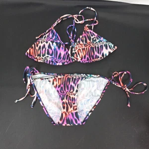 Venus Pink Lila Gepard Leopard Damen Badeanzug Bademode Bikini - C Cup - Bild 1 von 4