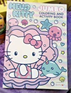Sanrio HELLO KITTY Jumbo Coloring & Activity Book NEW Coloring Book SUMMER - Picture 1 of 1