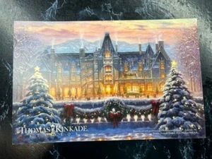 Cartolina Thomas Kinkade Studio Natale al Biltmore - Foto 1 di 2